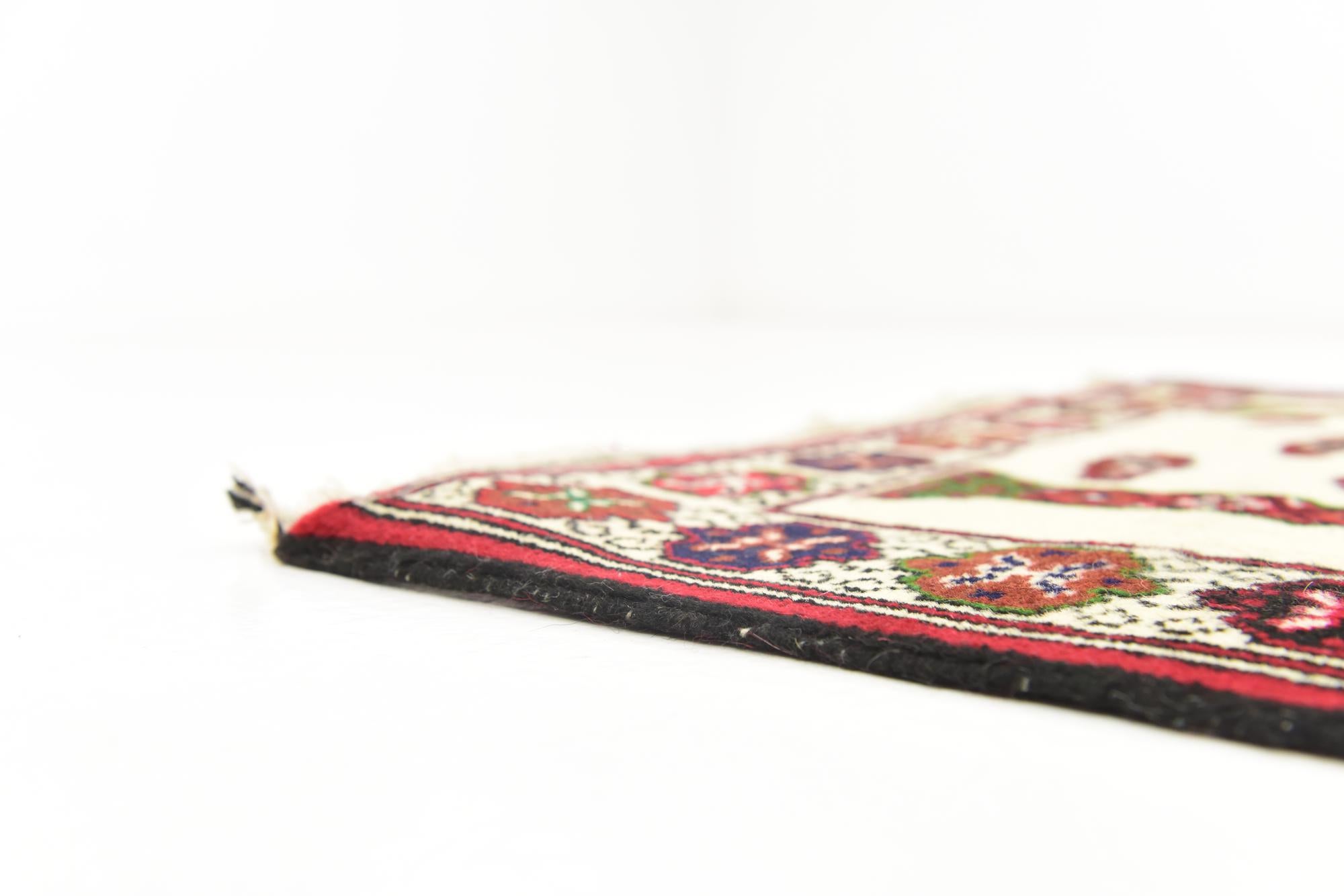 2' 7 x 3' 10 Hand Knotted Balouch Persian Wool Rug