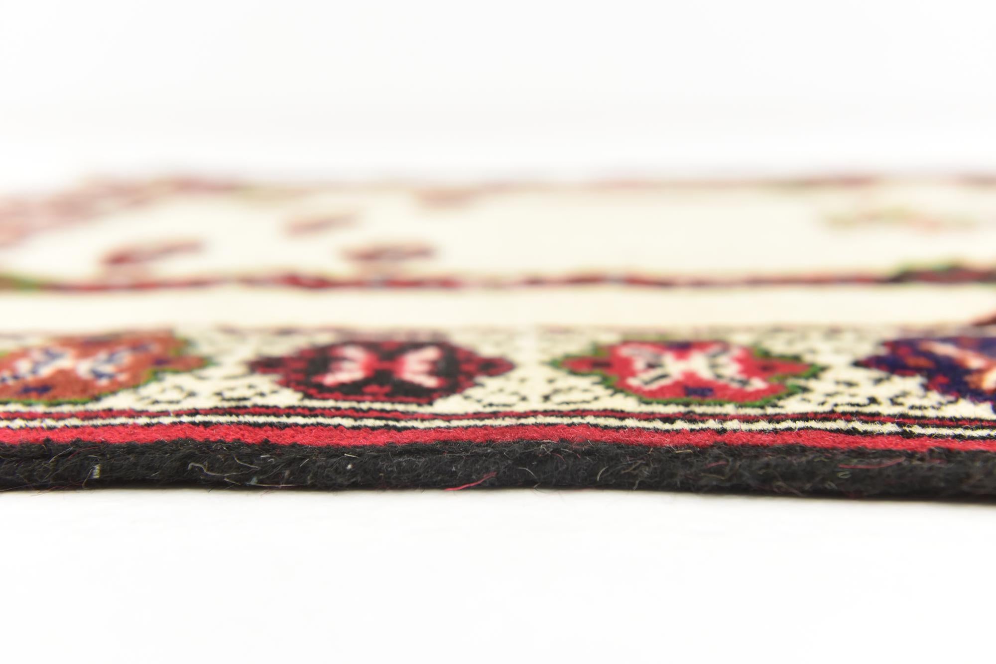 2' 7 x 3' 10 Hand Knotted Balouch Persian Wool Rug