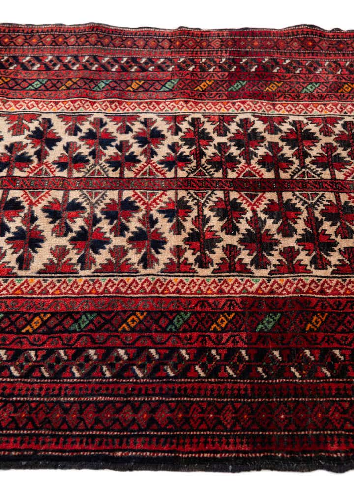 3' 2 x 5' 8 Hand Knotted Balouch Wool Rug