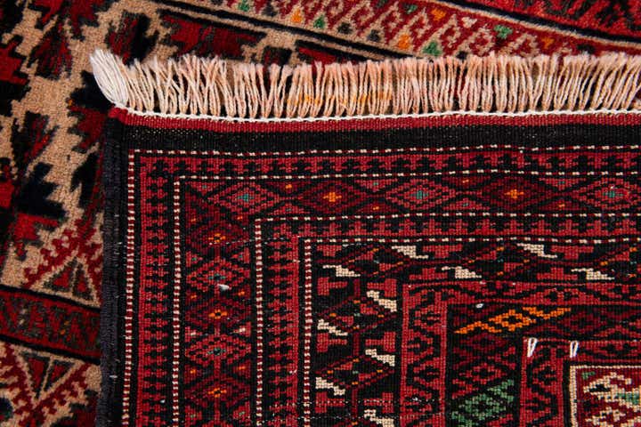3' 2 x 5' 8 Hand Knotted Balouch Wool Rug