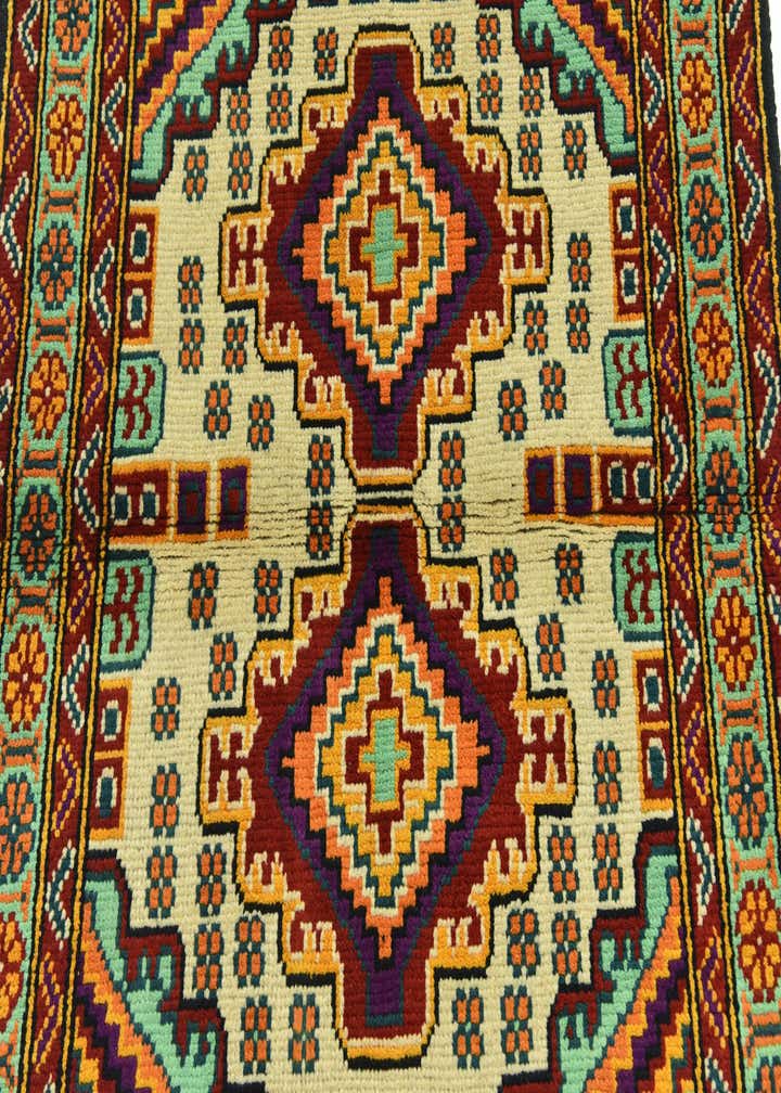 3' 4 x 5' Hand Knotted Balouch Rug