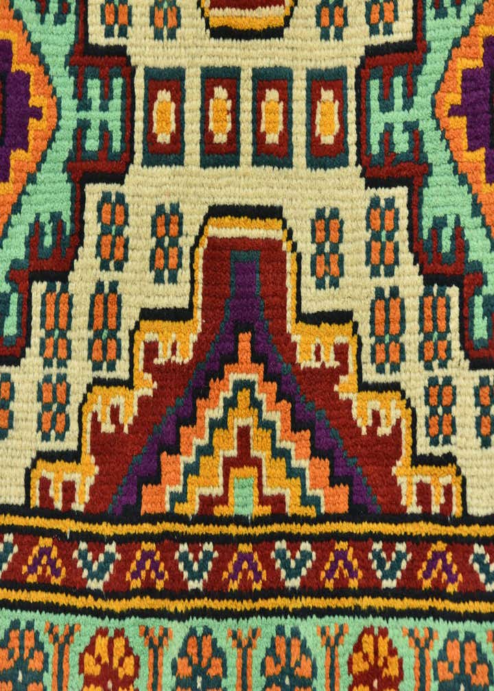 3' 4 x 5' Hand Knotted Balouch Rug