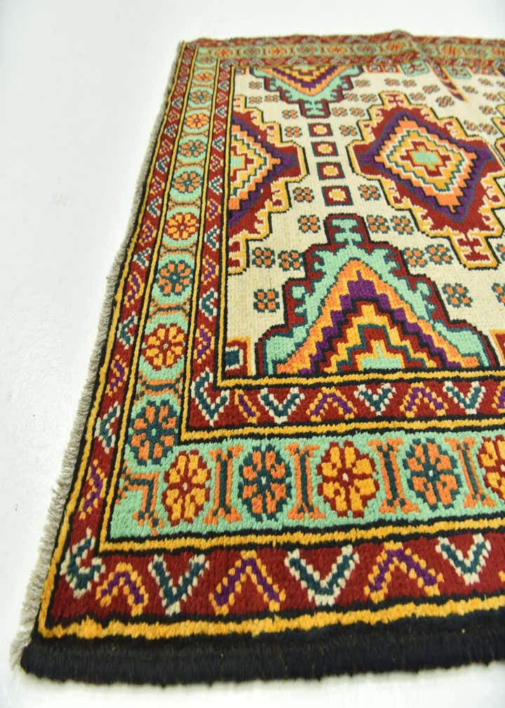 3' 4 x 5' Hand Knotted Balouch Rug