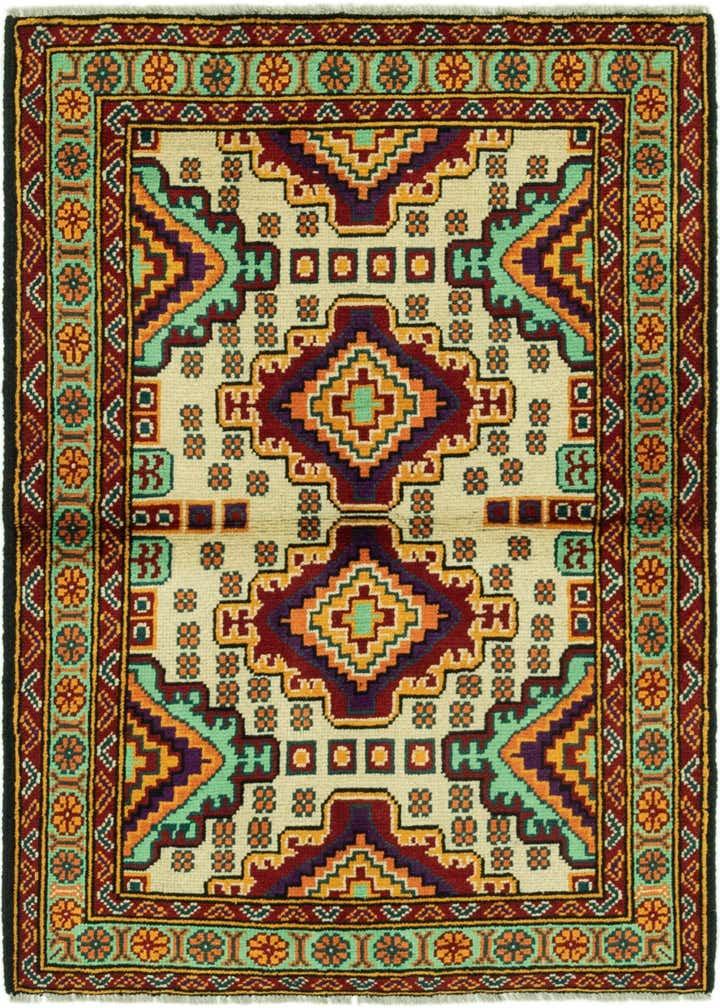3' 4 x 5' Hand Knotted Balouch Rug