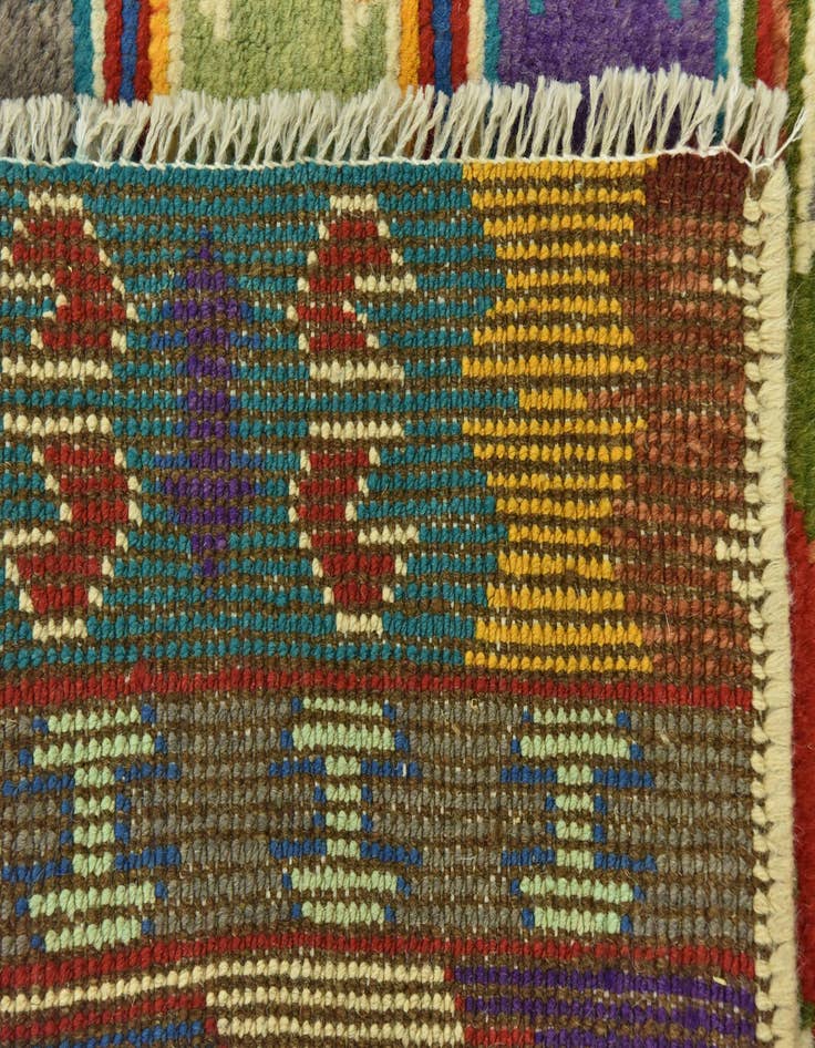 Detail image of 3' 5 x 5' 2  Hand Knotted Balouch Rug