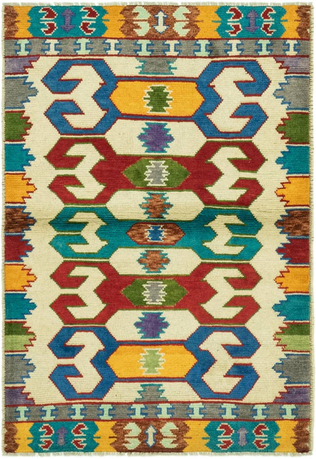 Detail image of 3' 5 x 5' 2 Hand Knotted Balouch Rug