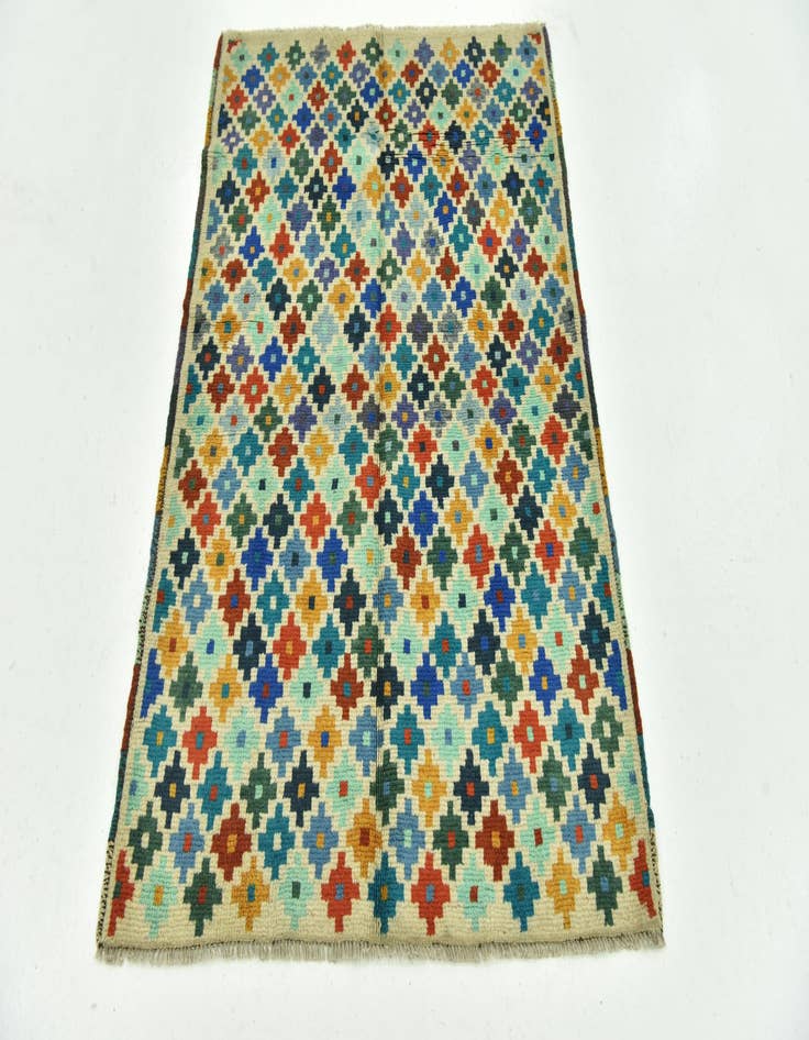 Detail image of 3' 5 x 5'  Hand Knotted Balouch Rug