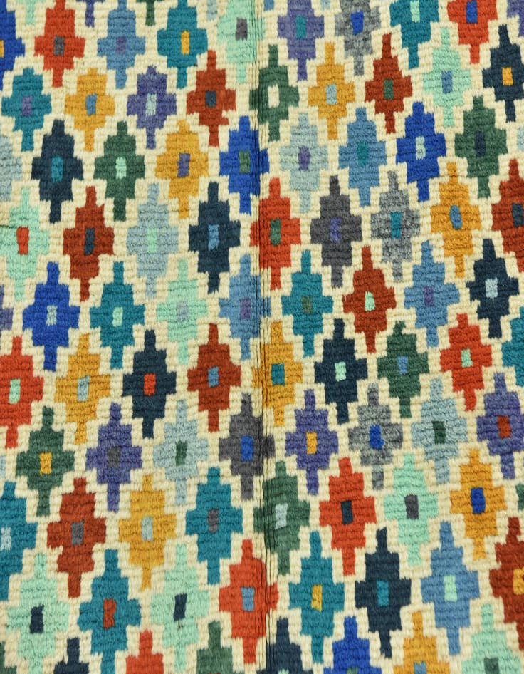 Detail image of 3' 5 x 5'  Hand Knotted Balouch Rug