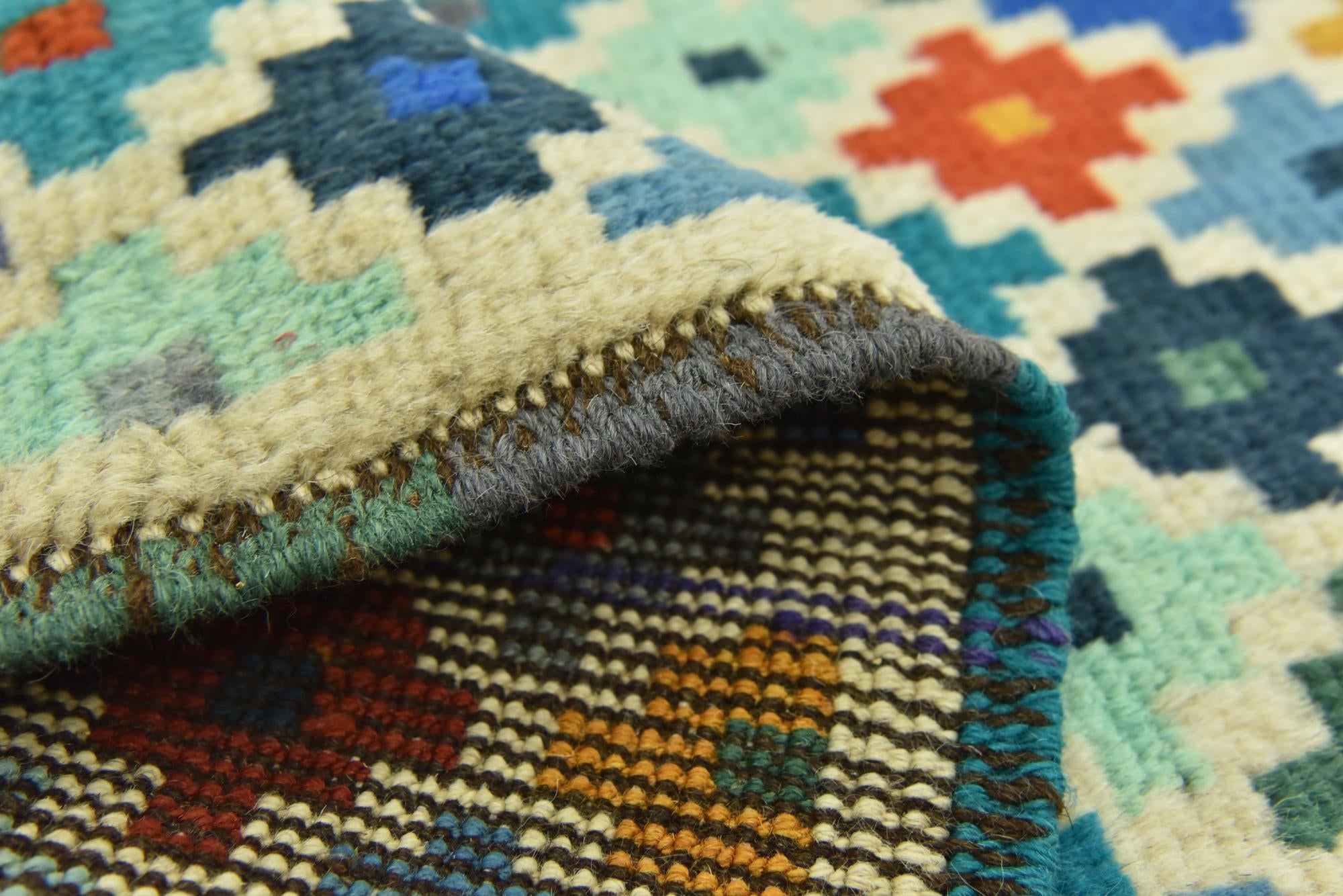 3' 5 x 5' Hand Knotted Balouch Rug