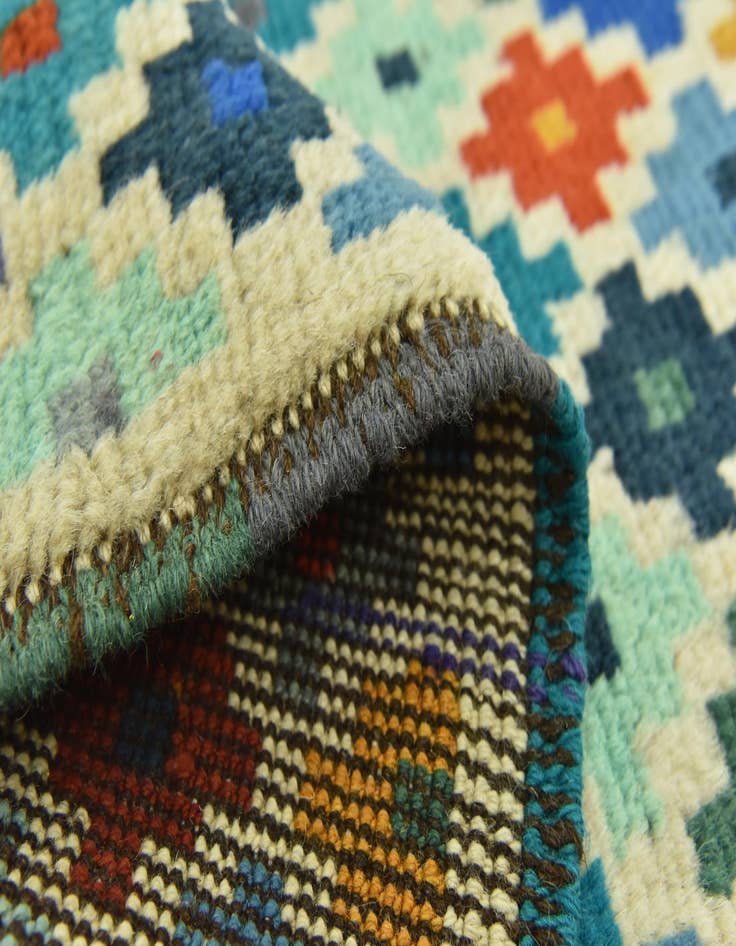 Detail image of 3' 5 x 5'  Hand Knotted Balouch Rug