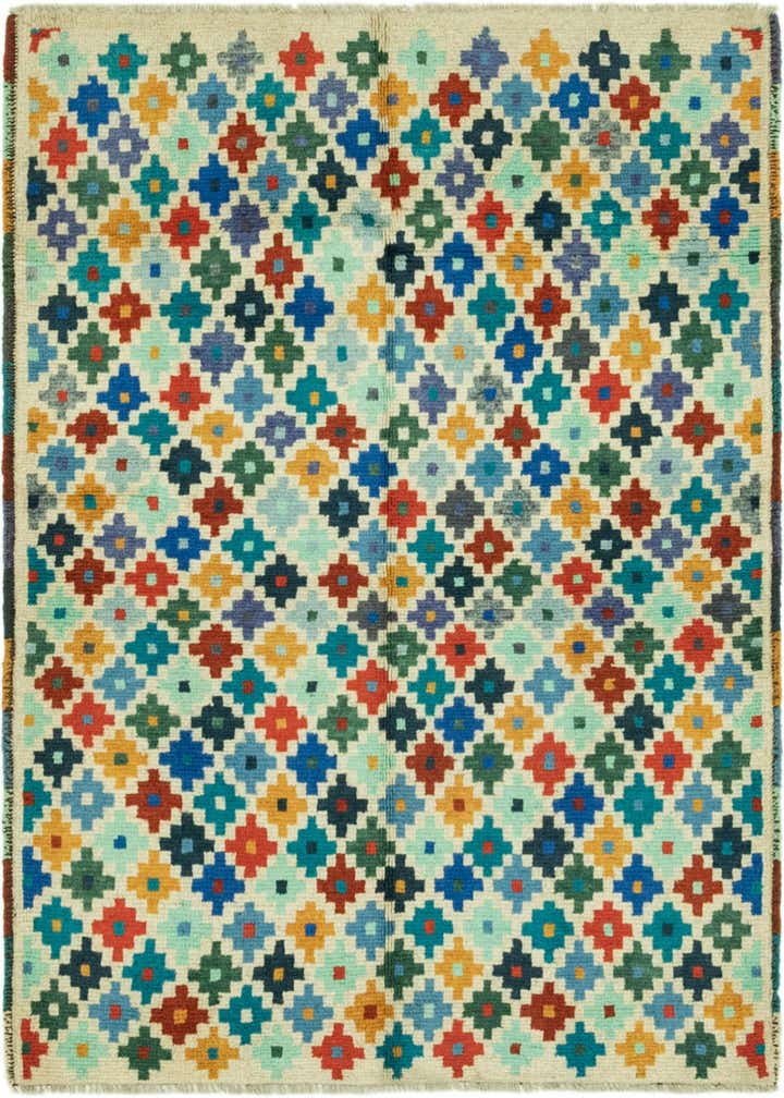3' 5 x 5' Hand Knotted Balouch Rug