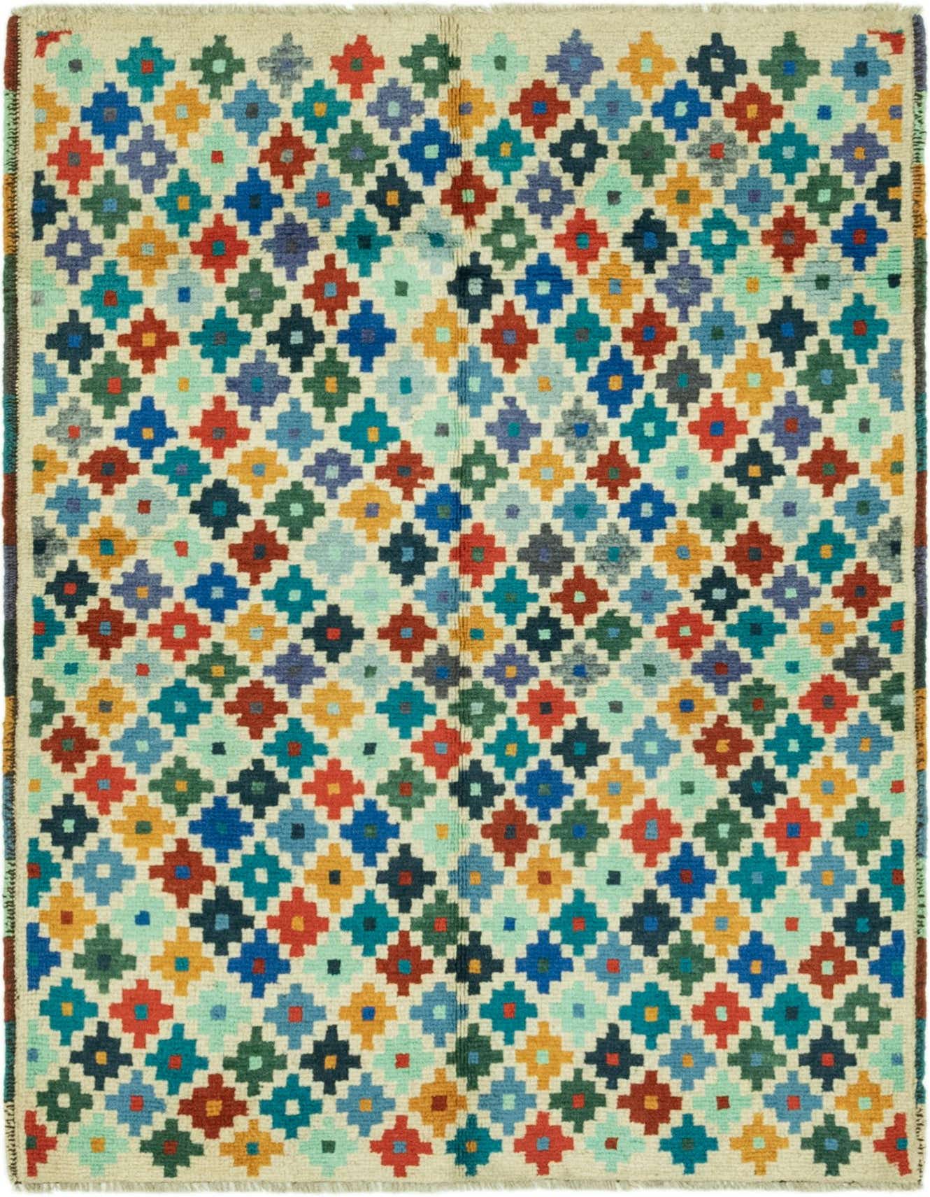 3' 5 x 5' Hand Knotted Balouch Rug