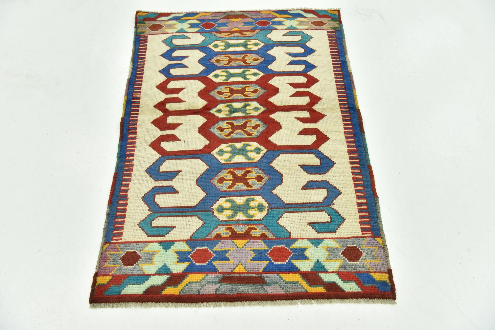 3' 2 x 4' 8 Hand Knotted Balouch Rug