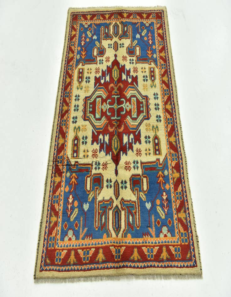 Detail image of 3' 4 x 4' 10 Hand Knotted Balouch Rug