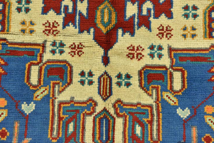 Detail image of 3' 4 x 4' 10 Hand Knotted Balouch Rug