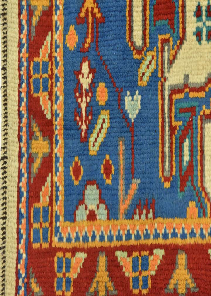 3' 4 x 4' 10 Hand Knotted Balouch Rug