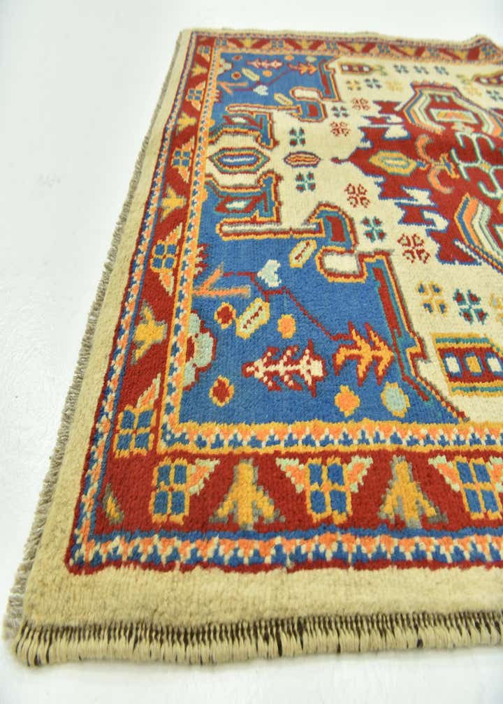 3' 4 x 4' 10 Hand Knotted Balouch Rug