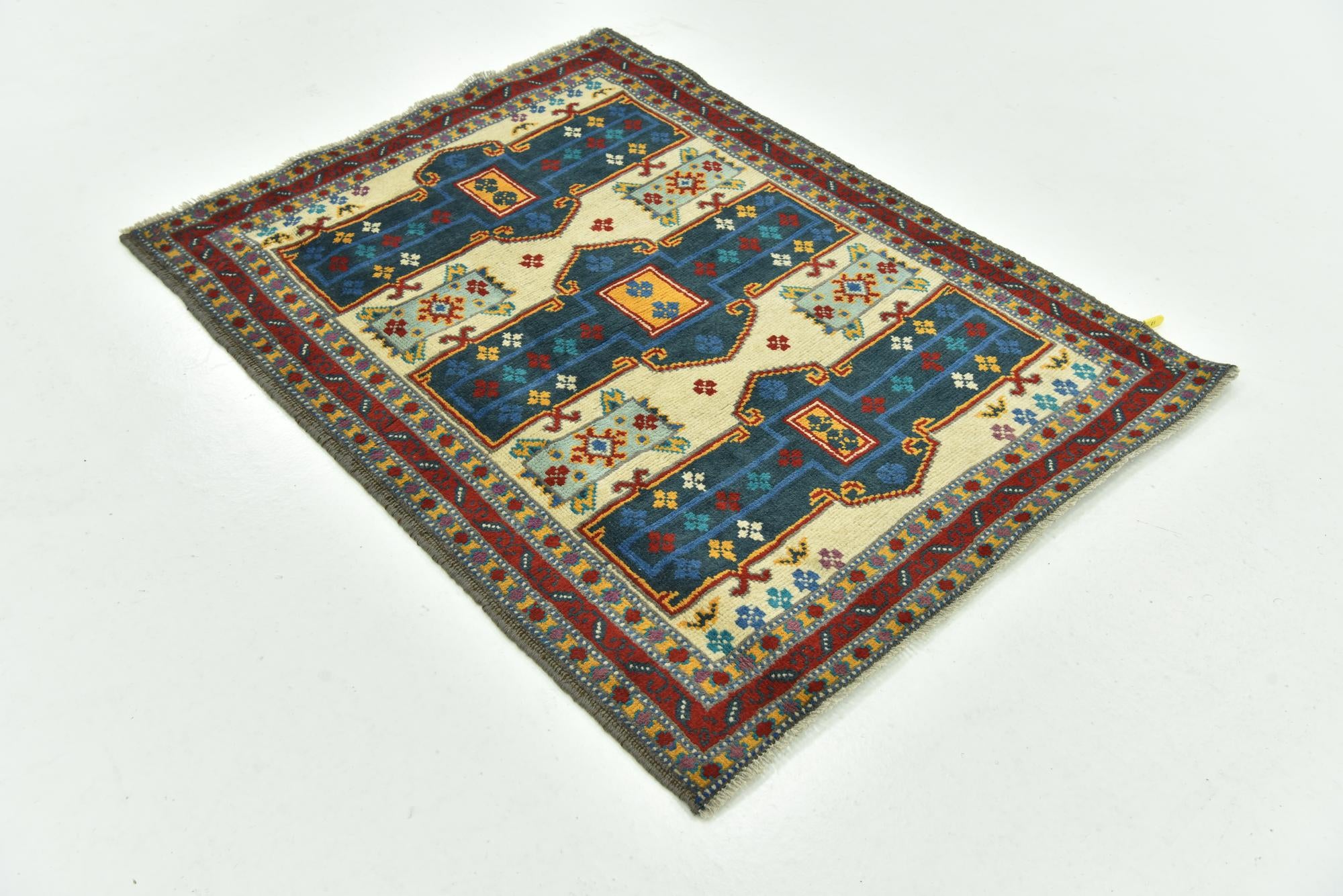3' 5 x 4' 9 Hand Knotted Balouch Rug