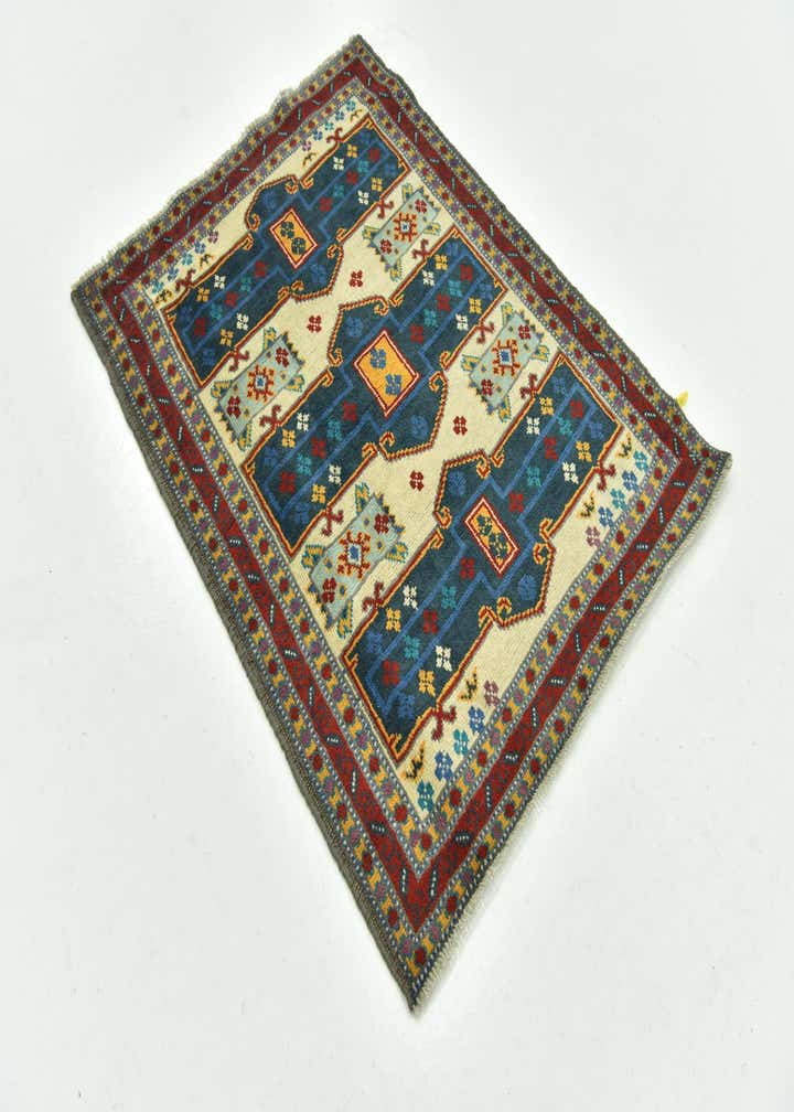 3' 5 x 4' 9 Hand Knotted Balouch Rug