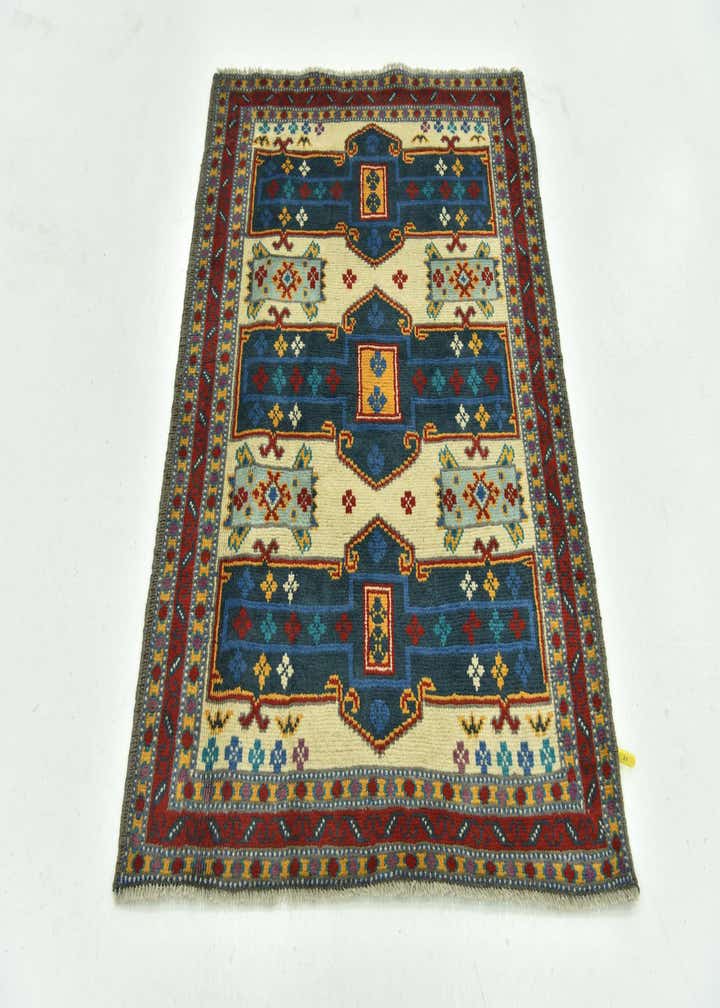 3' 5 x 4' 9 Hand Knotted Balouch Rug
