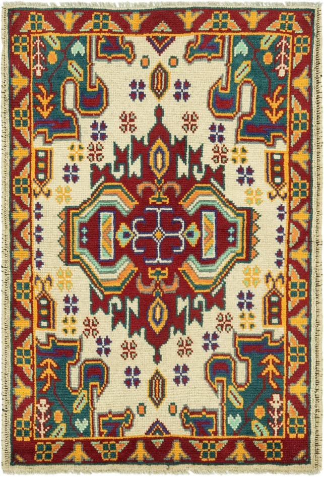 Detail image of 2' 8 x 4' 2 Hand Knotted Balouch Rug