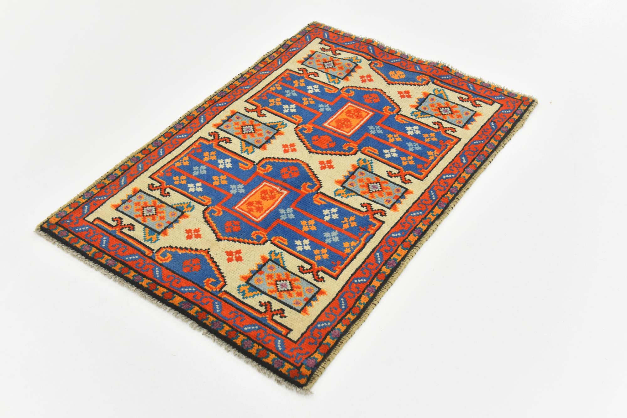 2' 9 x 4' Hand Knotted Balouch Rug