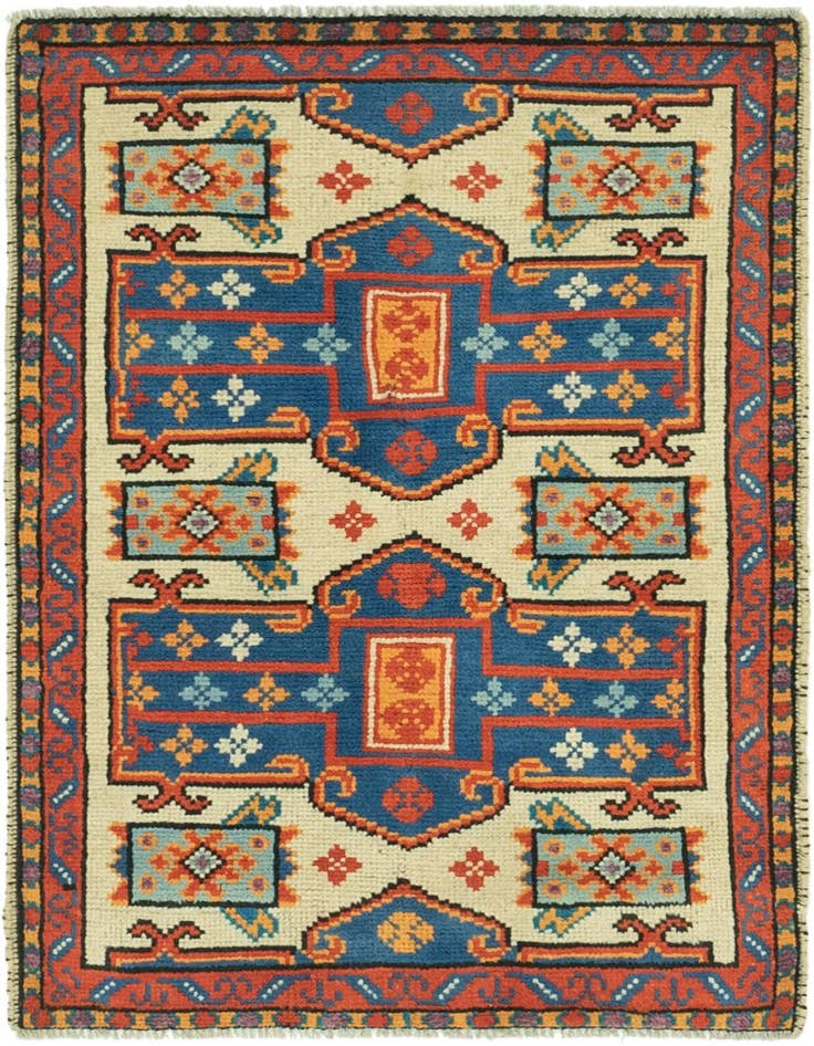 Detail image of 2' 9 x 4' Hand Knotted Balouch Rug
