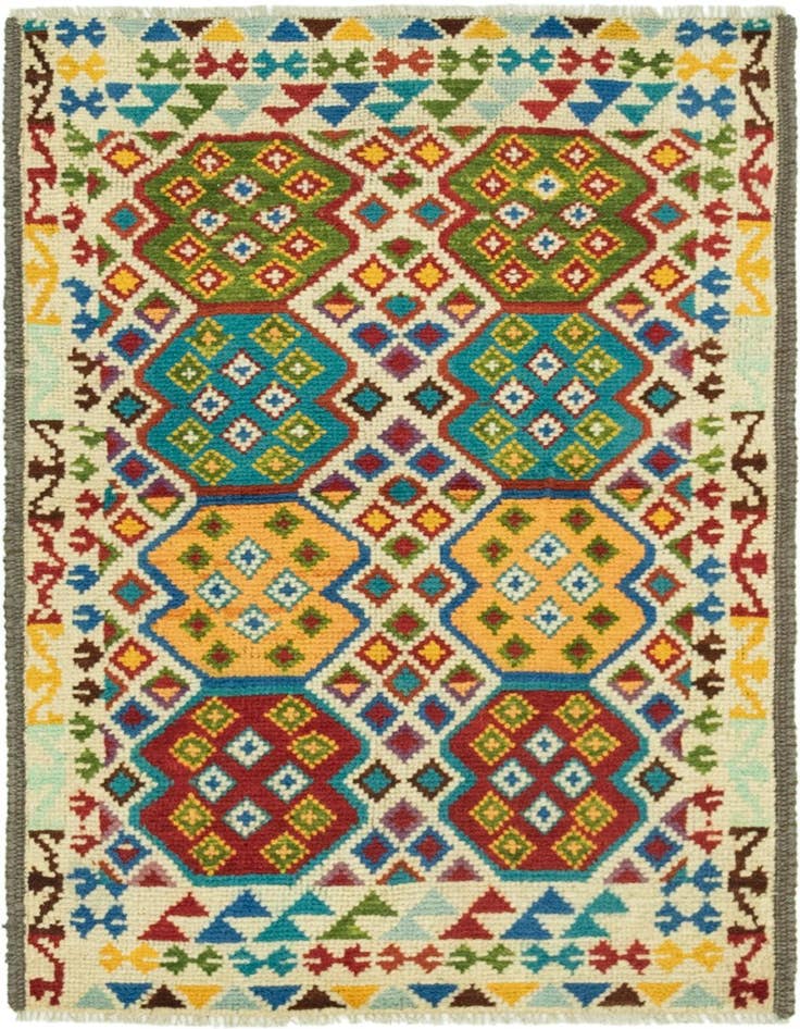 Detail image of 2' 6 x 3' 10 Hand Knotted Balouch Rug