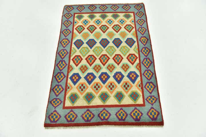 2' 9 x 4' Hand Knotted Balouch Rug