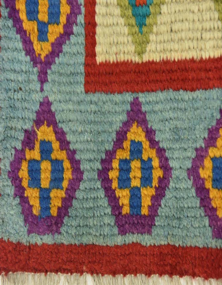 Detail image of 2' 9 x 4'  Hand Knotted Balouch Rug