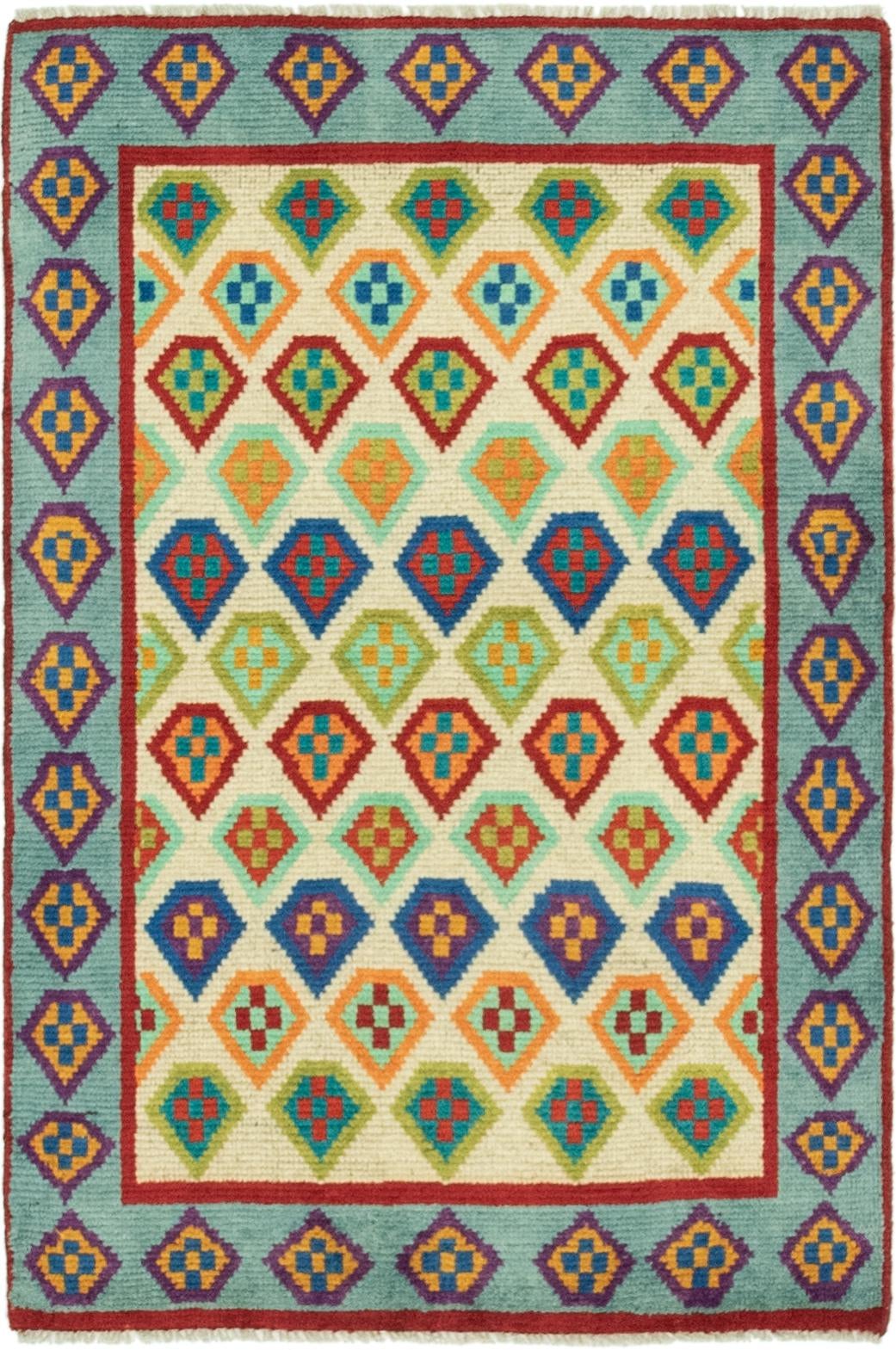 2' 9 x 4' Hand Knotted Balouch Rug