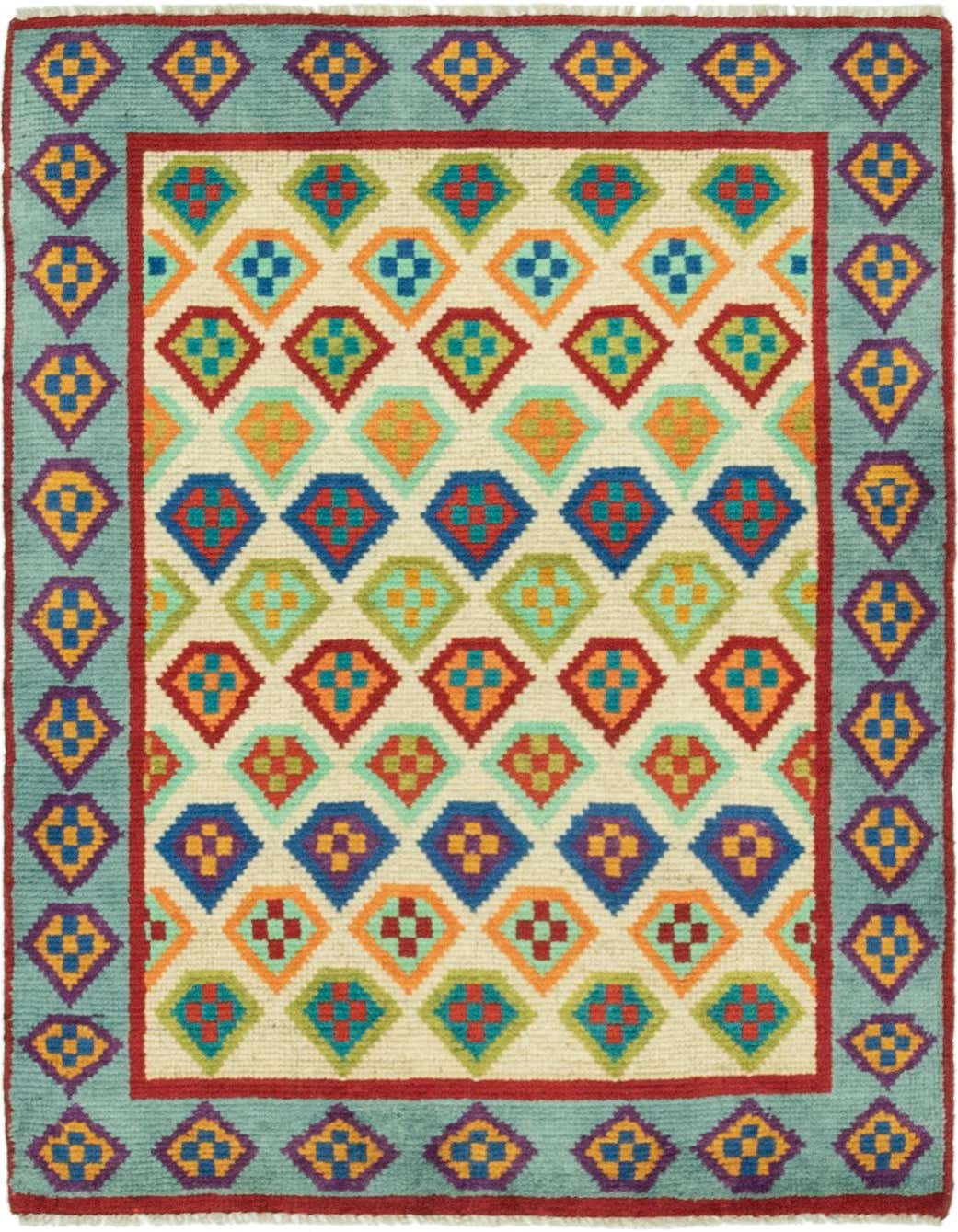 2' 9 x 4' Hand Knotted Balouch Rug