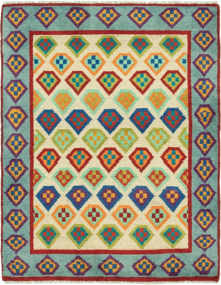 Detail image of 2' 9 x 4' Hand Knotted Balouch Rug
