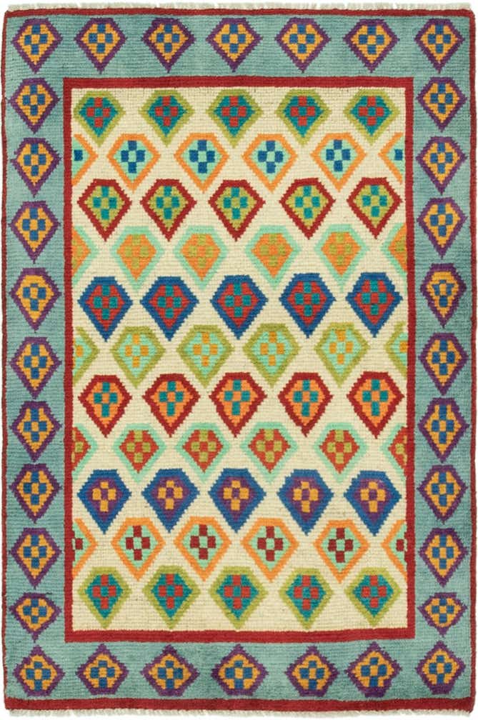 2' 9 x 4' Hand Knotted Balouch Rug