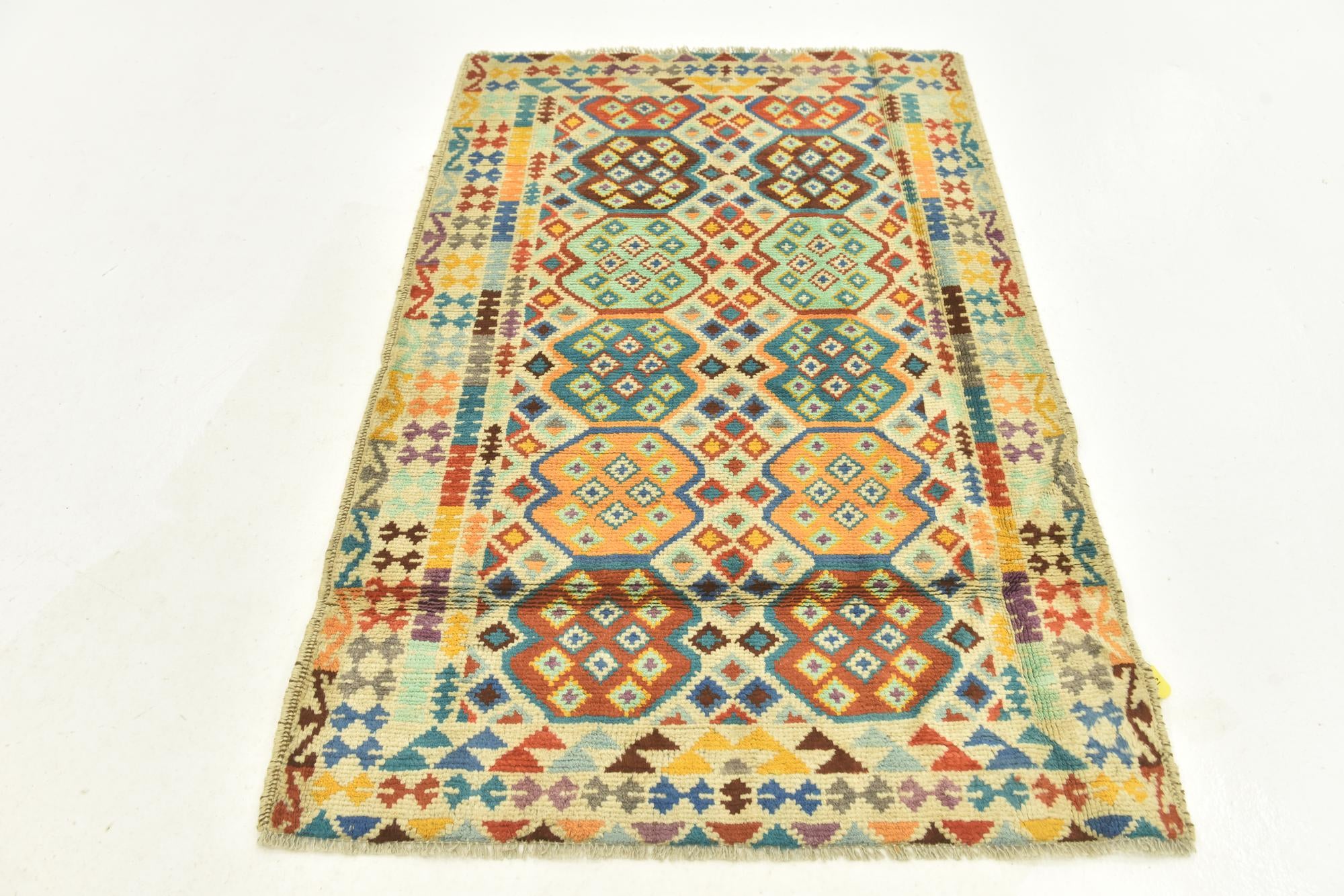 3' 3 x 5' Hand Knotted Balouch Rug