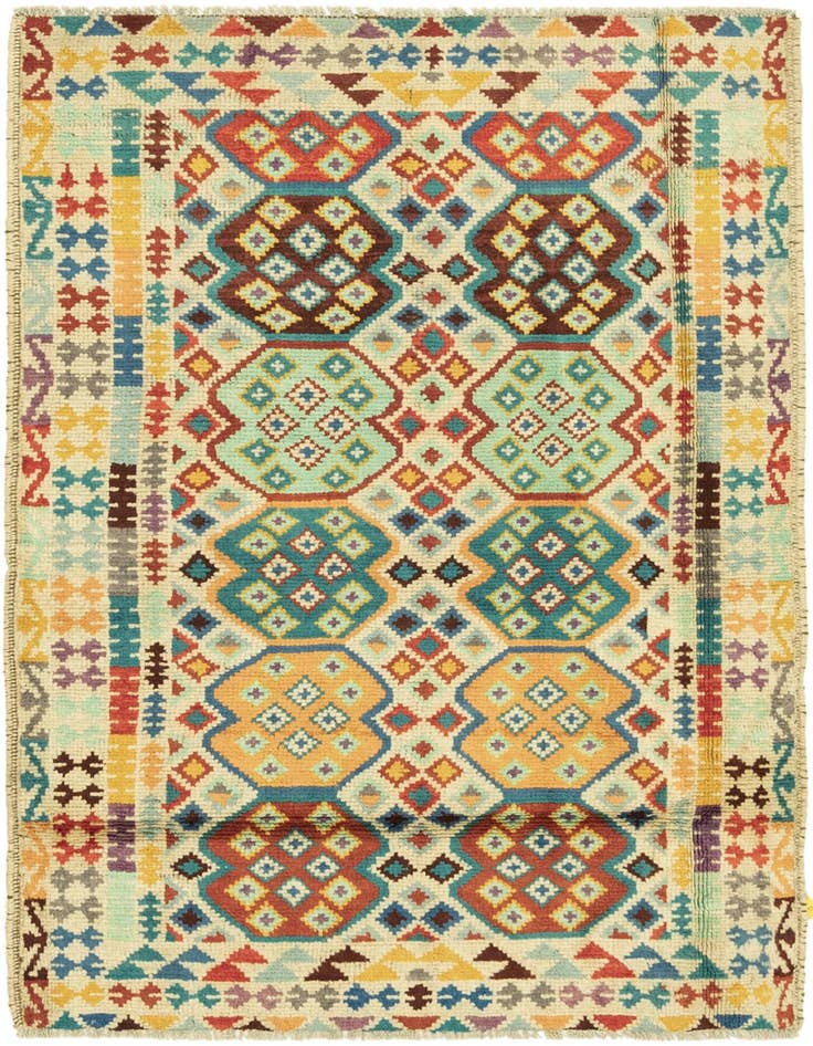 Detail image of 3' 3 x 5' Hand Knotted Balouch Rug