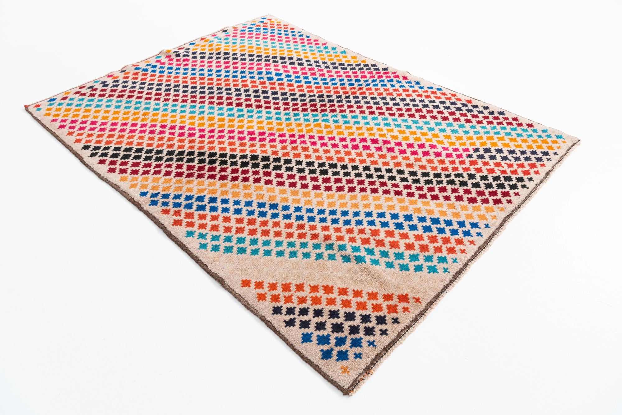 4' 9 x 6' 8 Hand Knotted Balouch Wool Rug