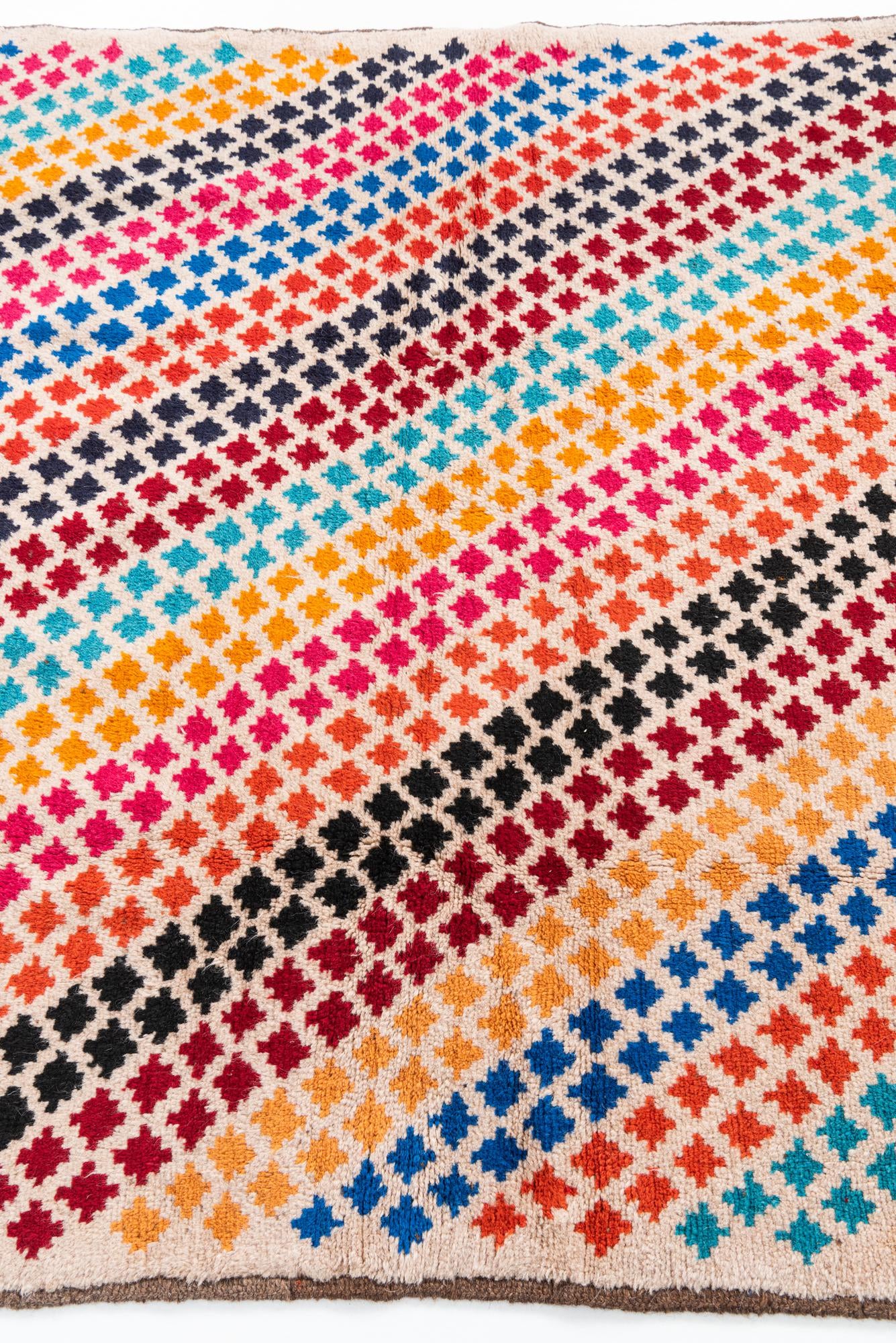 4' 9 x 6' 8 Hand Knotted Balouch Wool Rug