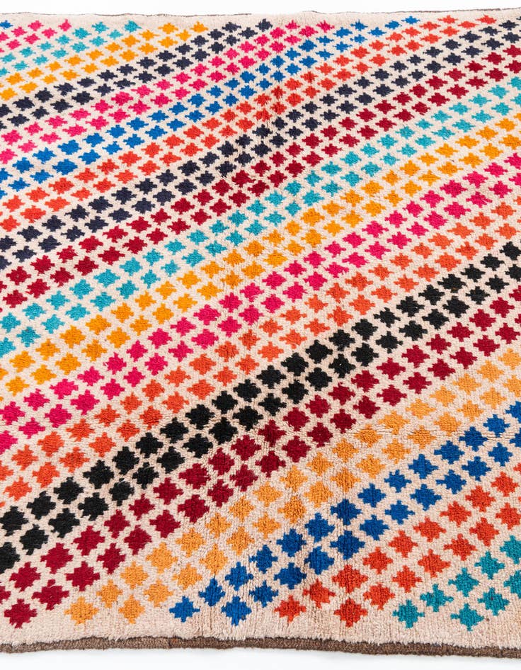 Detail image of 4' 9 x 6' 8  Hand Knotted Balouch Wool Rug