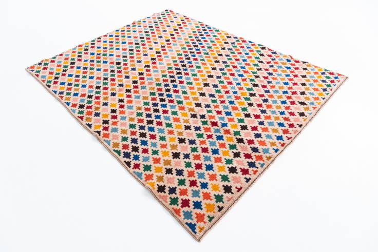 Detail image of 5' 3 x 6' 8 Hand Knotted Balouch Wool Rug
