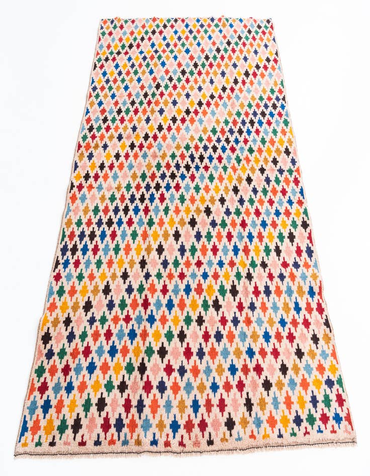 Detail image of 5' 3 x 6' 8  Hand Knotted Balouch Wool Rug