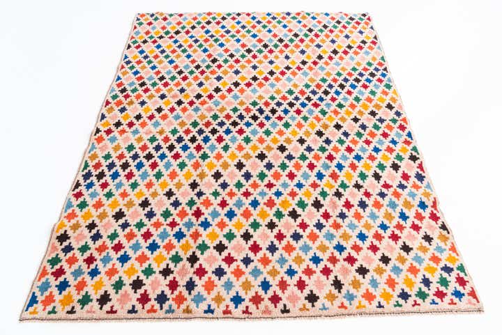 5' 3 x 6' 8 Hand Knotted Balouch Wool Rug