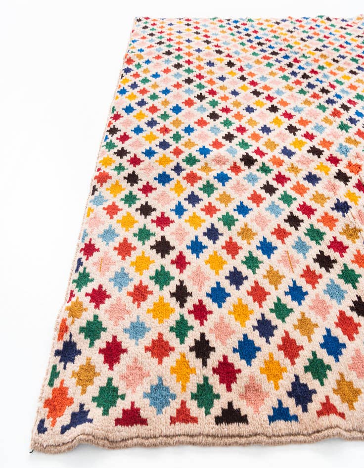 Detail image of 5' 3 x 6' 8  Hand Knotted Balouch Wool Rug