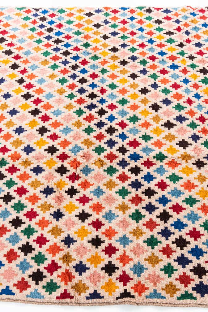 5' 3 x 6' 8 Hand Knotted Balouch Wool Rug