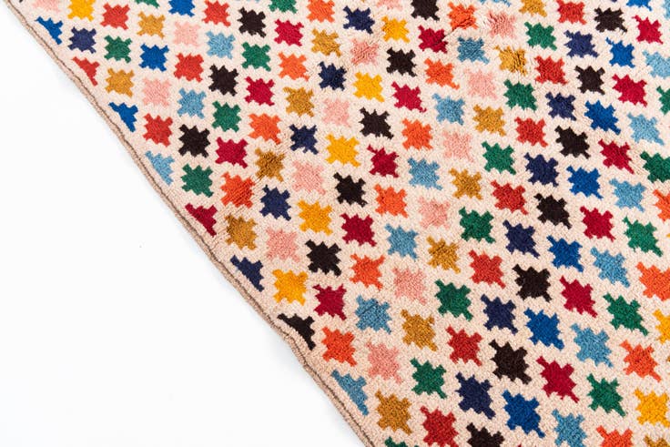 Detail image of 5' 3 x 6' 8 Hand Knotted Balouch Wool Rug
