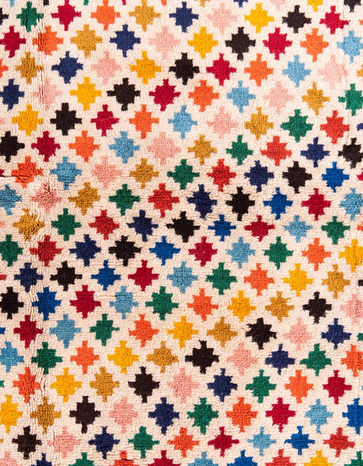 Detail image of 5' 3 x 6' 8  Hand Knotted Balouch Wool Rug