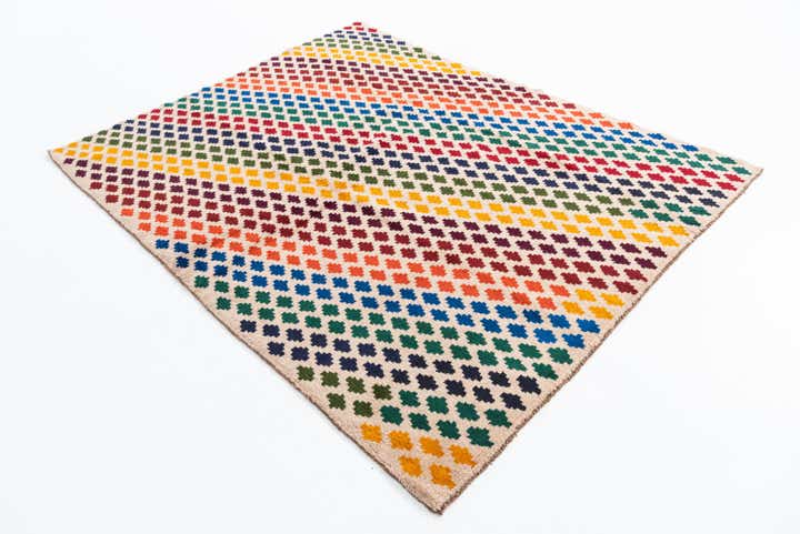 5' 1 x 6' 6 Hand Knotted Balouch Wool Rug