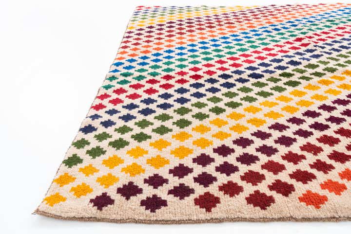 5' 1 x 6' 6 Hand Knotted Balouch Wool Rug