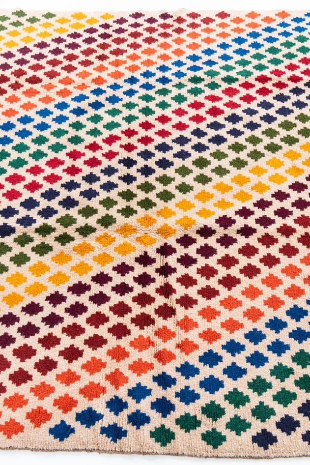Detail image of 5' 1 x 6' 6 Hand Knotted Balouch Wool Rug