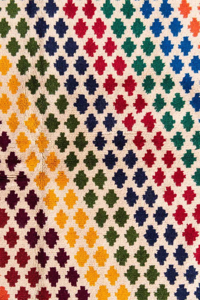 5' 1 x 6' 6 Hand Knotted Balouch Wool Rug